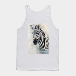 Beautiful Zebra Safari Portrait Tank Top